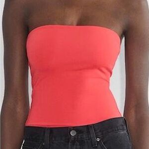 Aritzia Red cropped  tube Top